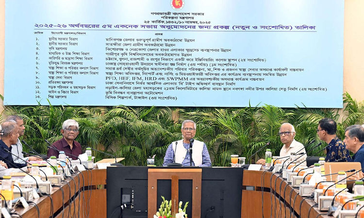 একনেকে ৭ হাজার ১৫০ কোটি টাকার ১২ প্রকল্প অনুমোদন