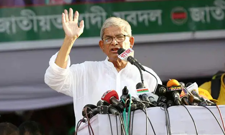 হিন্দু-মুসলমান ভাই ভাই, ধানের শীষে ভোট চাই: মির্জা ফখরুল